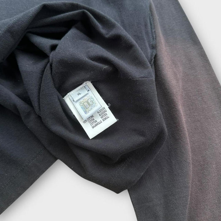 D&G soletra camiseta de manga comprida - júnior XL (feminino grande)