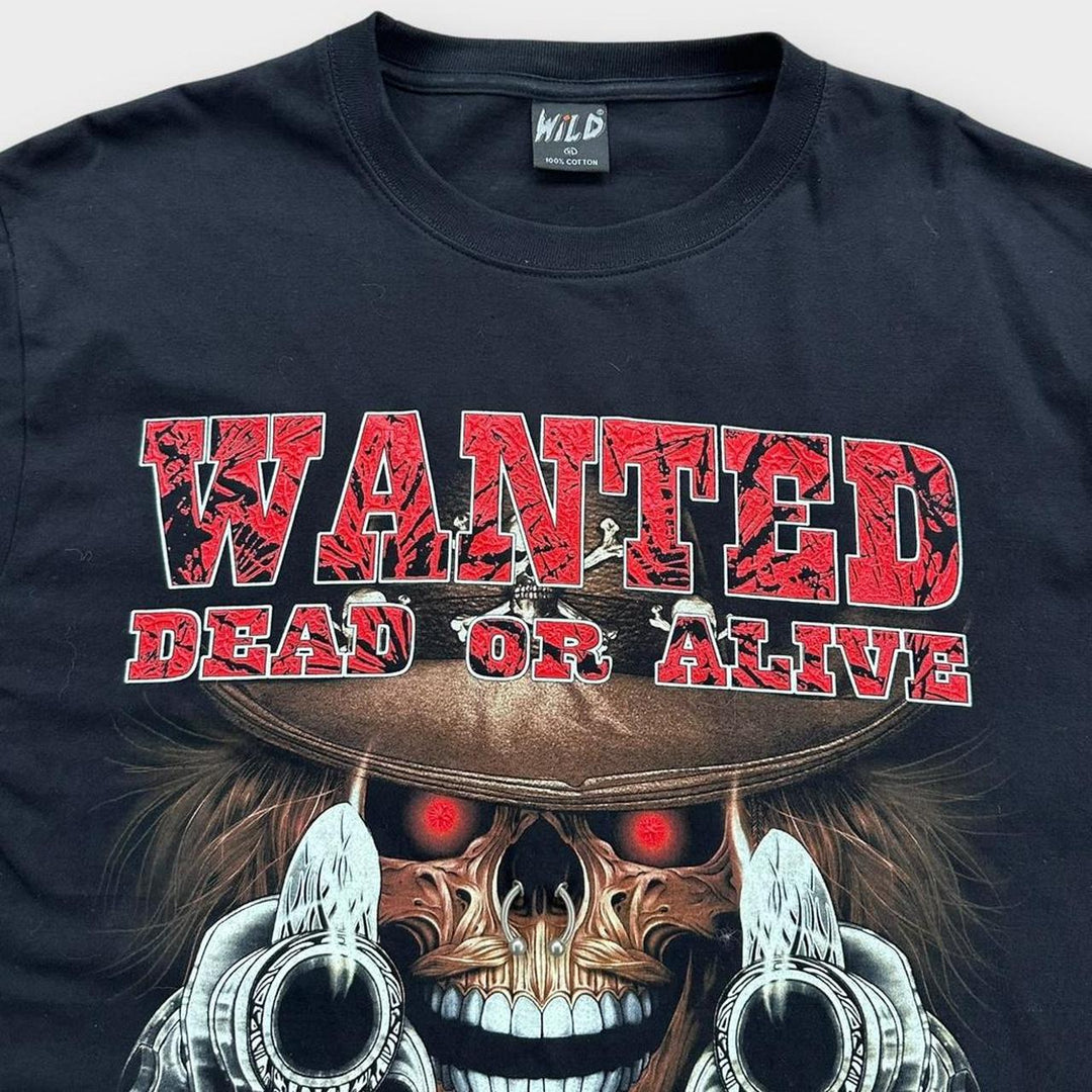 Camiseta com estampa de caveira - XL