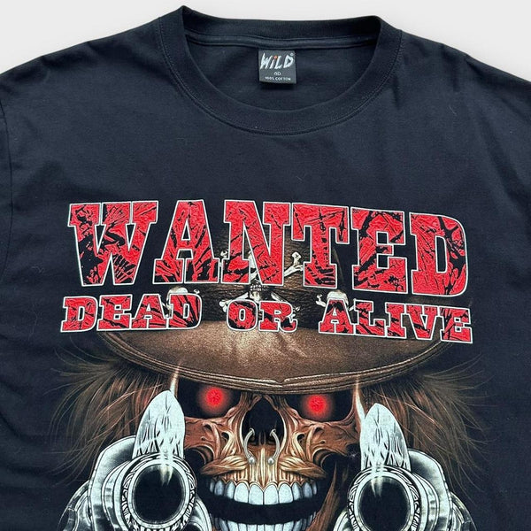 Camiseta com estampa de caveira - XL