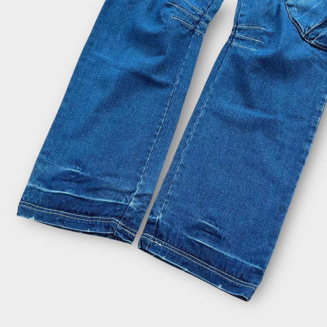 Calça jeans vintage Y2K com perna larga - cintura 32
