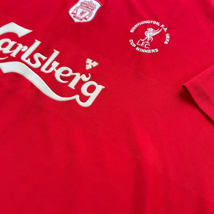 Camisa de futebol vintage do Liverpool - XXL