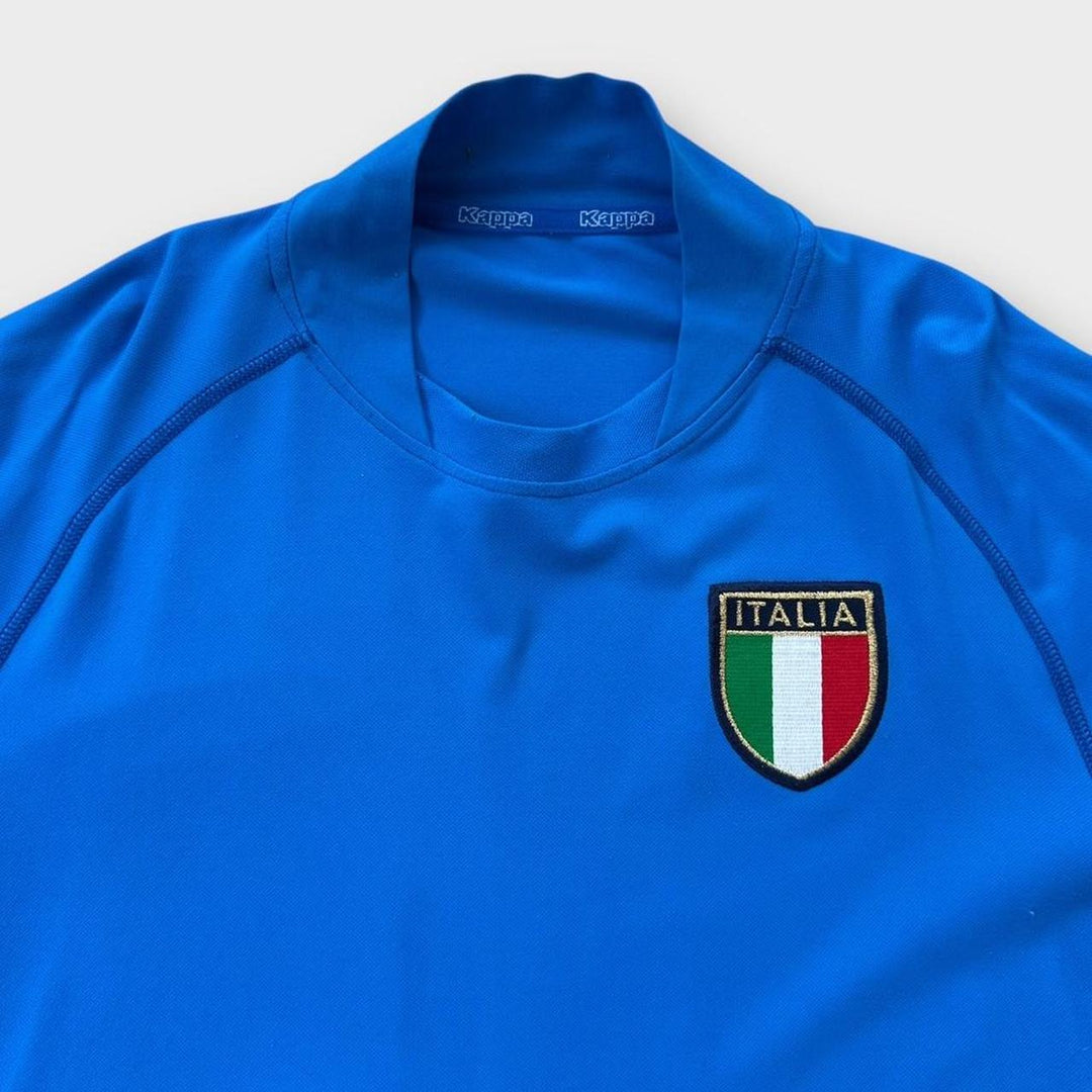 Camisa de futebol italiana vintage - XXL (cabe como uma XL)