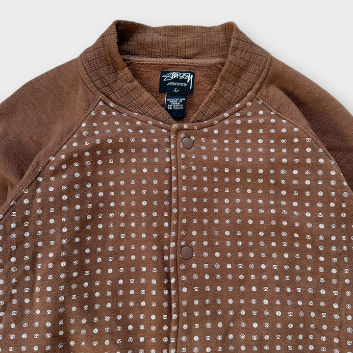 Jaqueta bomber universitária Stussy - Grande