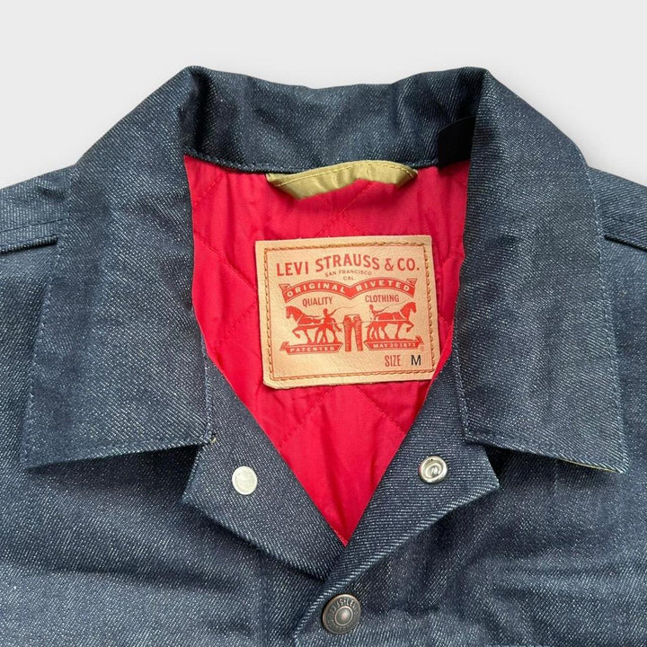 Jaqueta bomber jeans universitária Levi’s NFL – média