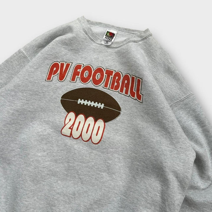 Moletom vintage com estampa de futebol americano - XL