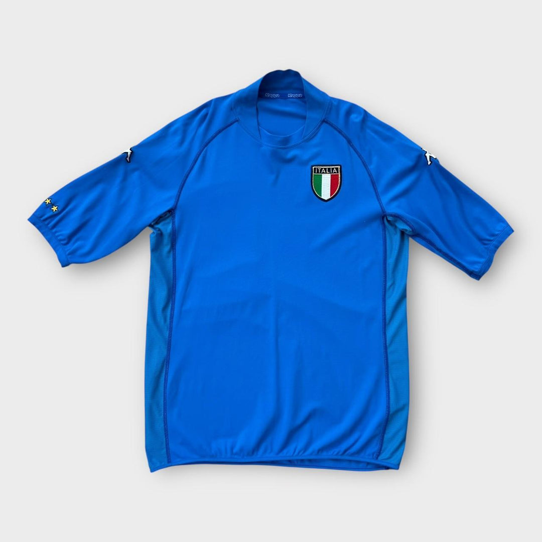 Camisa de futebol italiana vintage - XXL (cabe como uma XL)