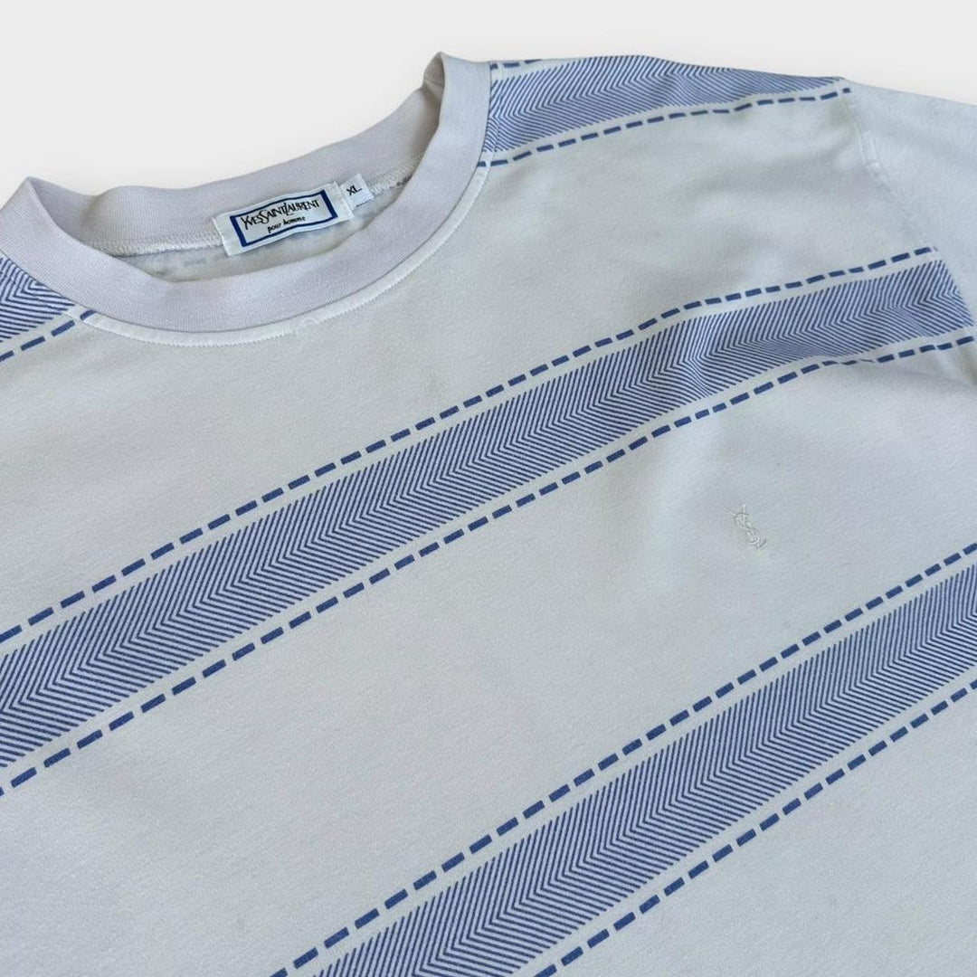 Camiseta vintage com estampa YSL - XL