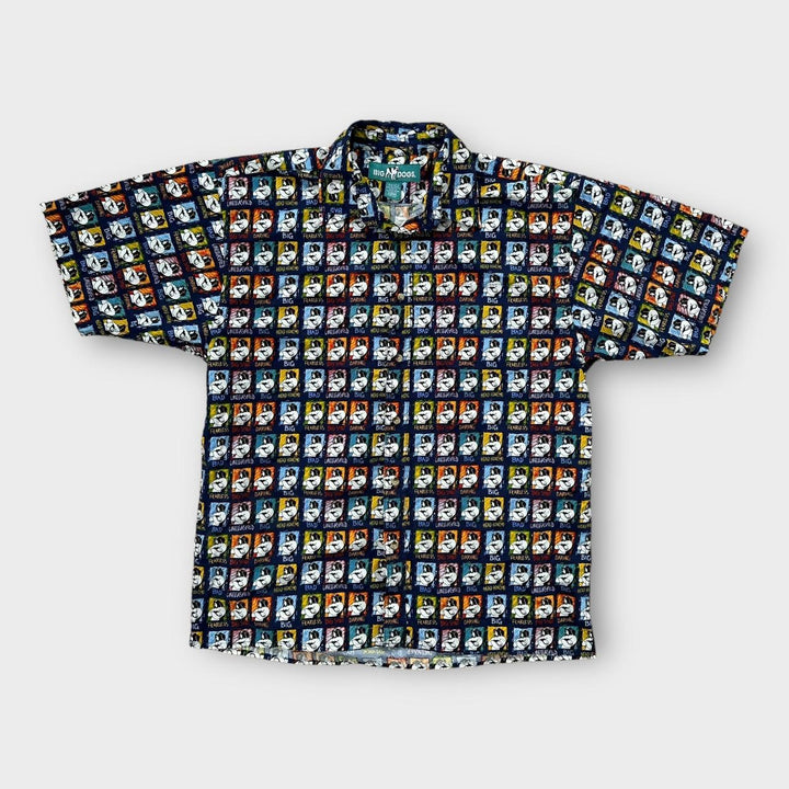 Camisa estampada com cachorros grandes - Grande