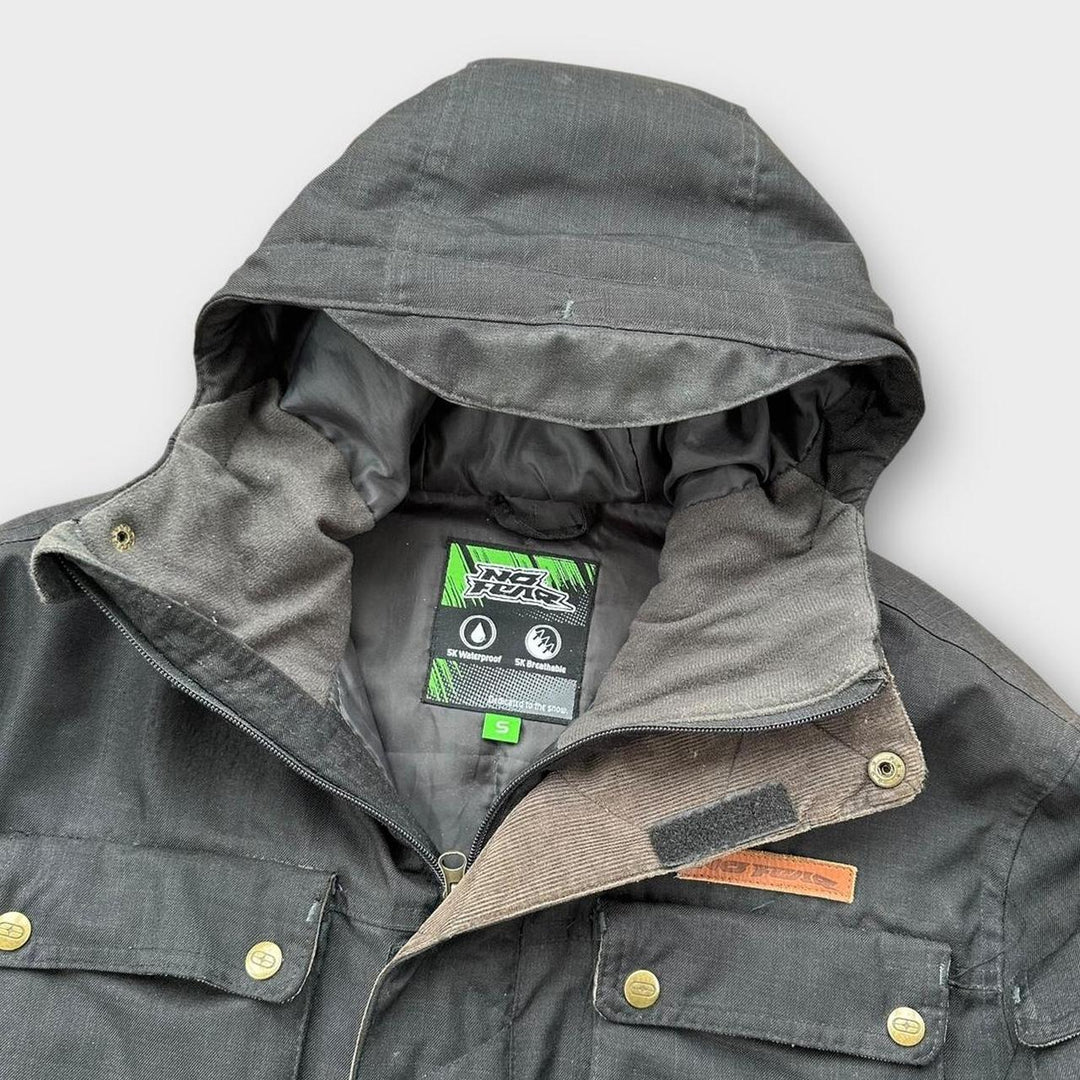 Jaqueta utilitária vintage No Fear - pequena (cabe como média)