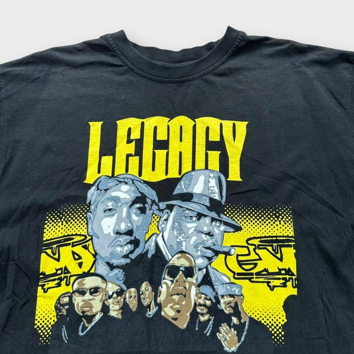 Camiseta estampada vintage Tupac & Biggie - XL