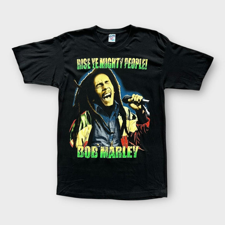 Camiseta gráfica Bob Marley - XXL (cabe como uma grande)