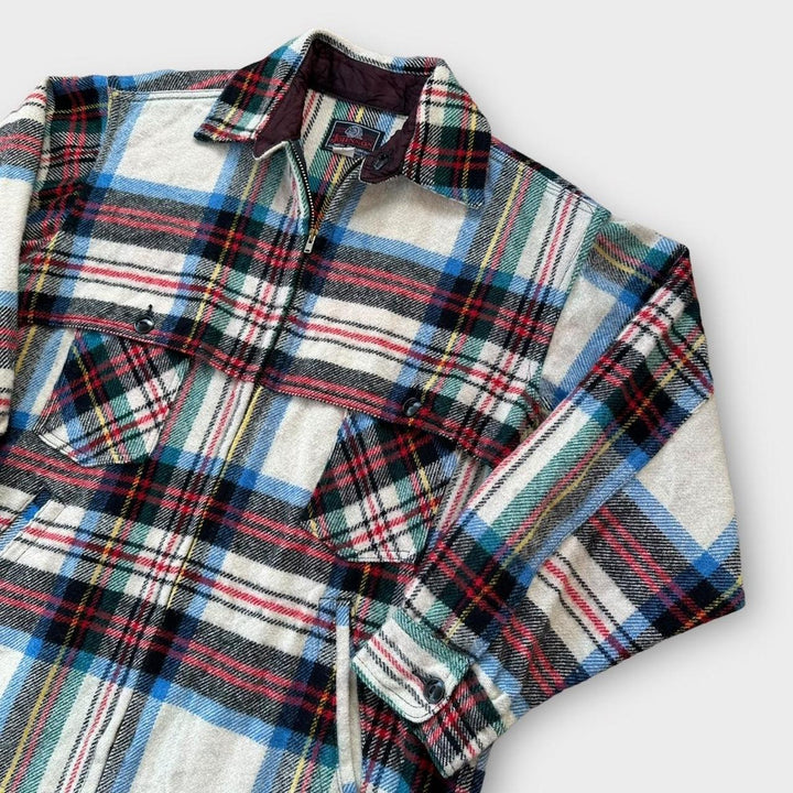 Jaqueta de flanela de lã Johnson Woolen Mills - Grande