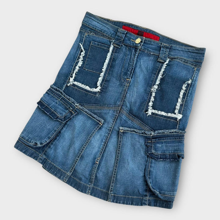 Saia jeans Marithe François Girbaud - cintura 32