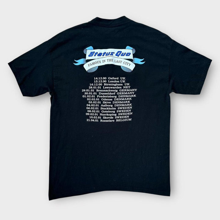 Camiseta vintage Status Quo – XL (cabe no meio)