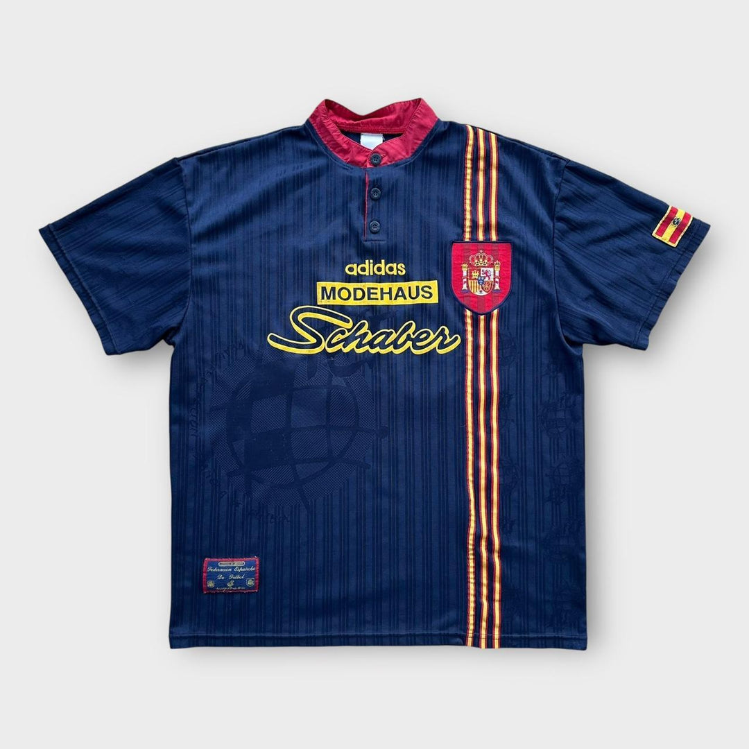 Camisa de futebol vintage da Espanha - XL