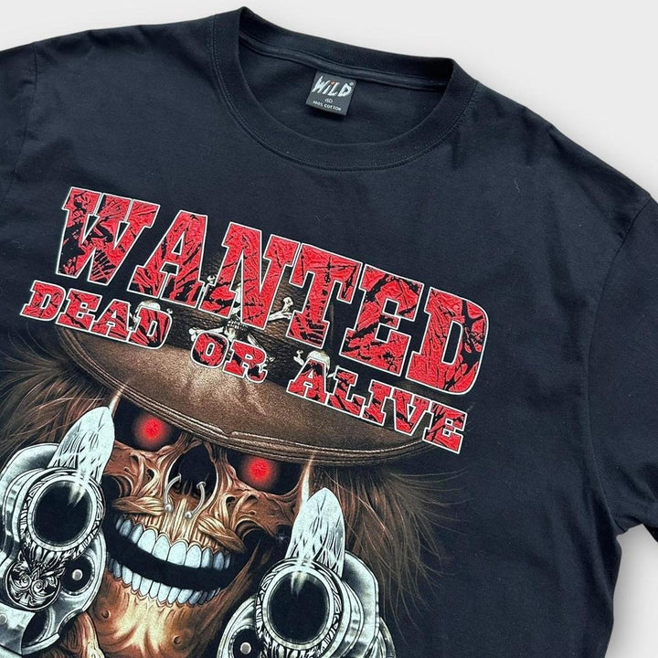 Camiseta com estampa de caveira - XL