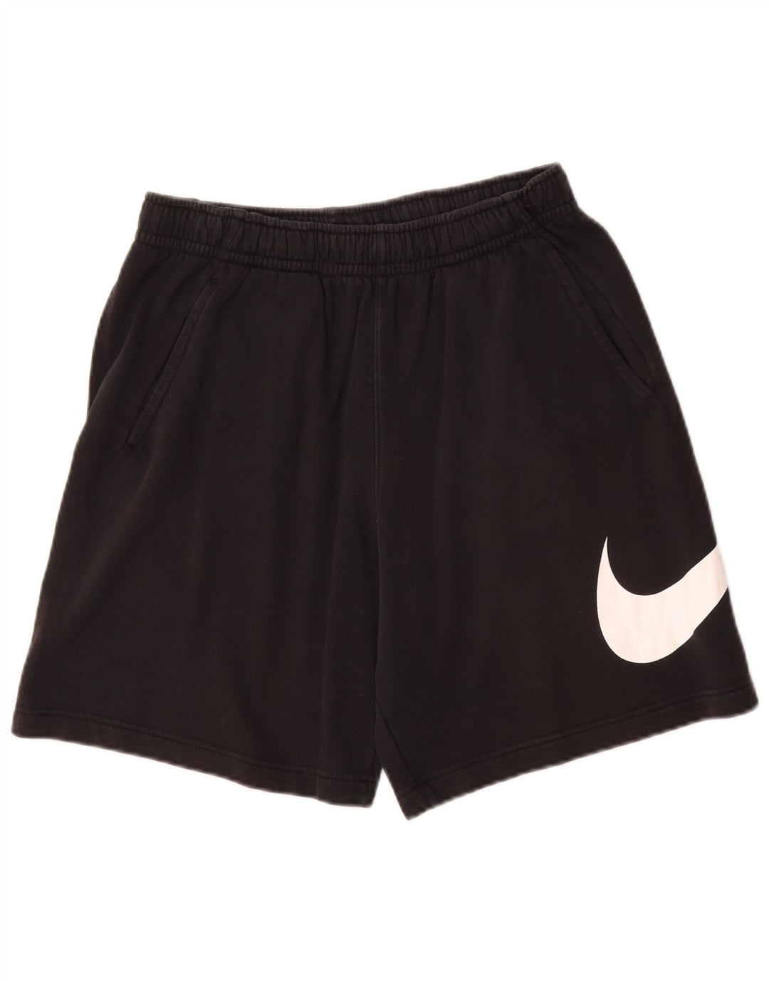 Shorts esportivos gráficos masculinos Nike pequenos de algodão preto