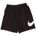 Shorts esportivos gráficos masculinos Nike pequenos de algodão preto