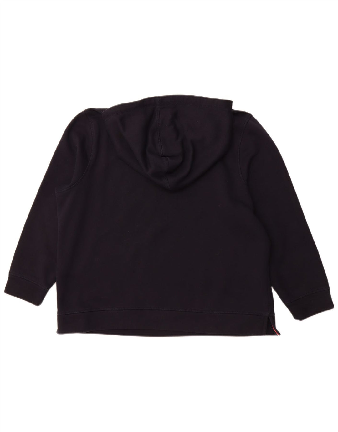 Jumper com capuz gráfico feminino TOMMY HILFIGER UK 22 3XL algodão azul marinho