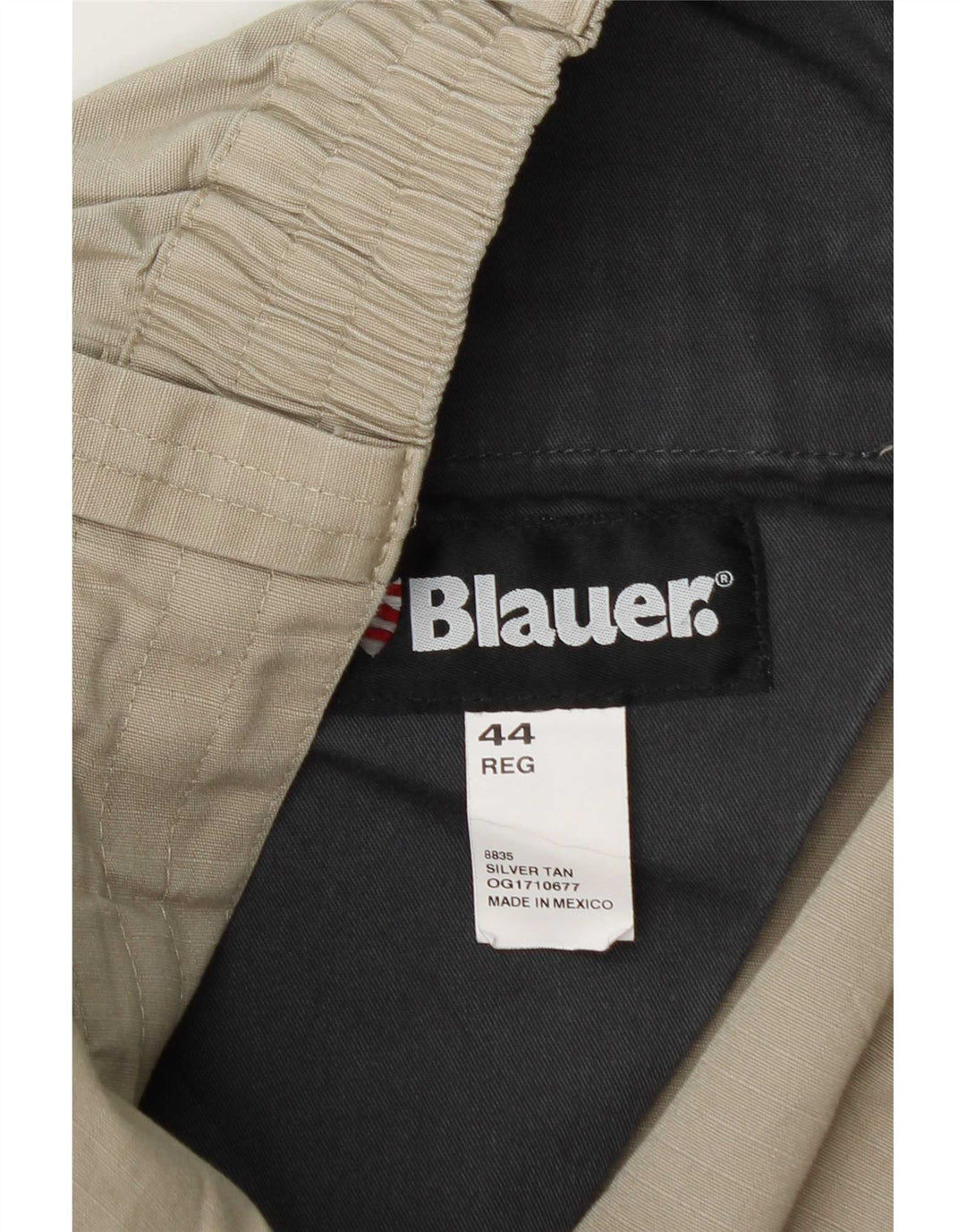 Calça cargo reta masculina Blauer W44 L28 poliéster verde