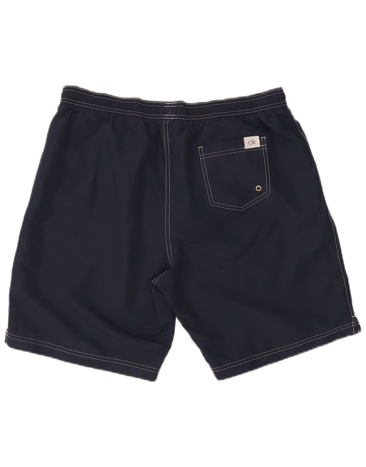 Shorts de natação masculino Calvin Klein XL azul marinho poliéster