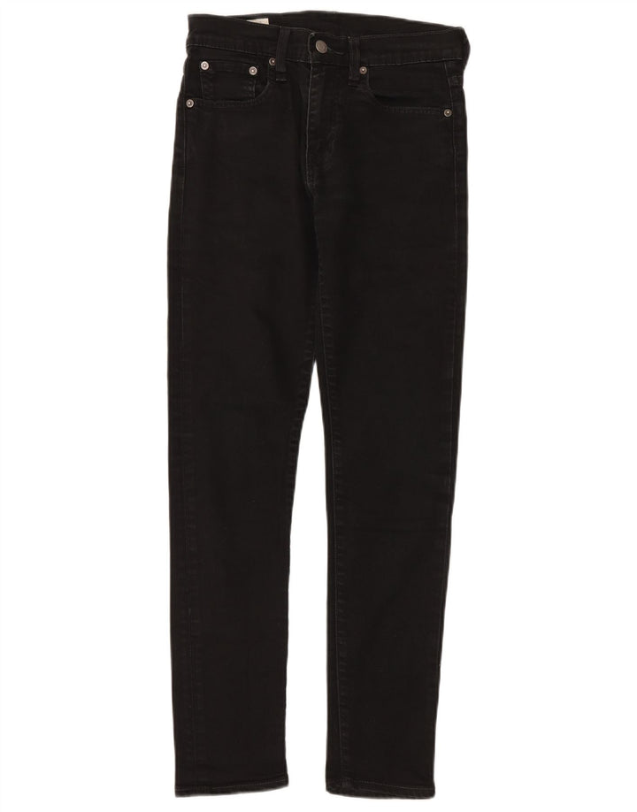 Jeans skinny feminino Levi's W28 L30 algodão preto