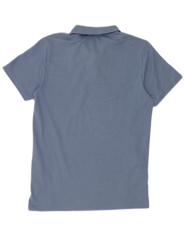 Camisa polo masculina de manga curta Regular Fit da Puma, algodão azul pequeno