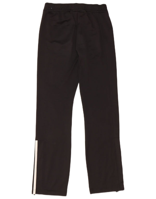 Calça de treino feminina Adidas UK 8/10 pequena poliéster preto