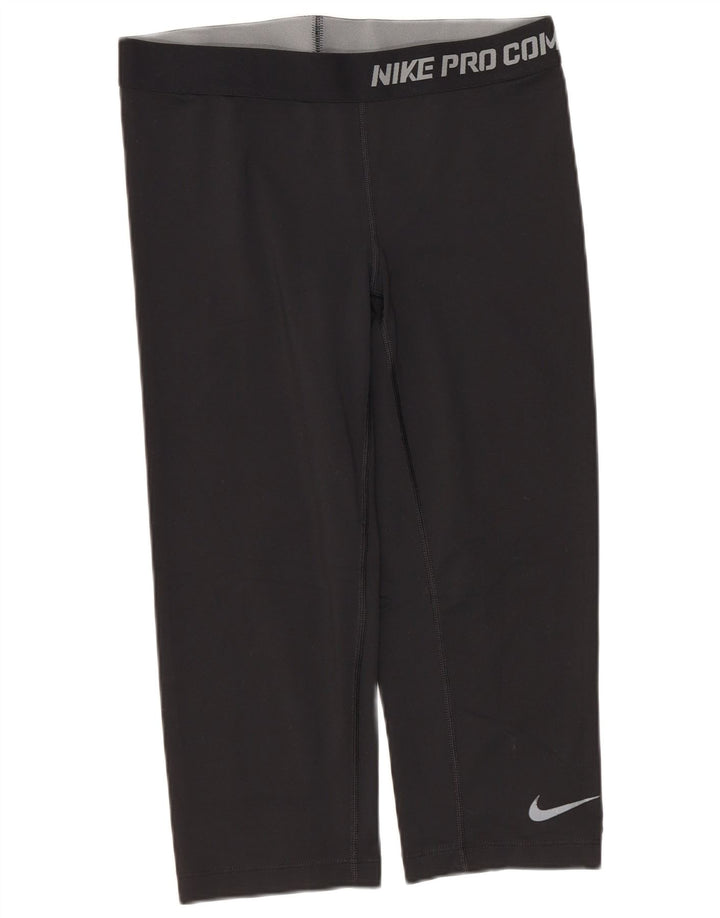 Leggings Nike Dri Fit Graphic Capri UK 12 Médio Preto