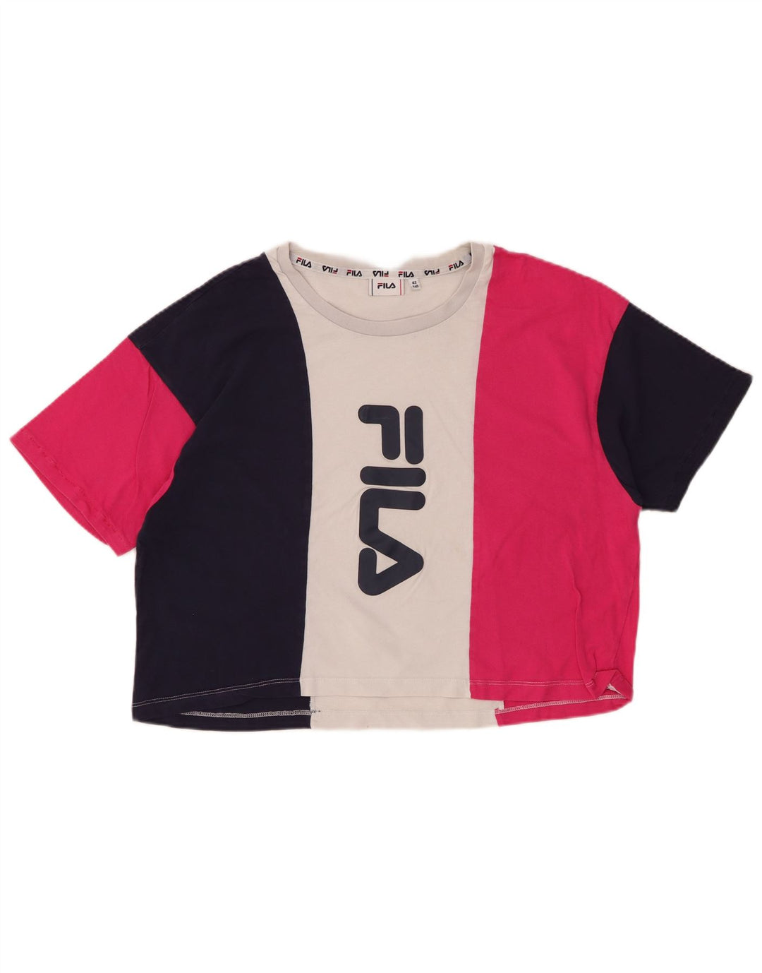 Camiseta feminina gráfica FILA Top IT 42 Medium Multicolor Colorblock