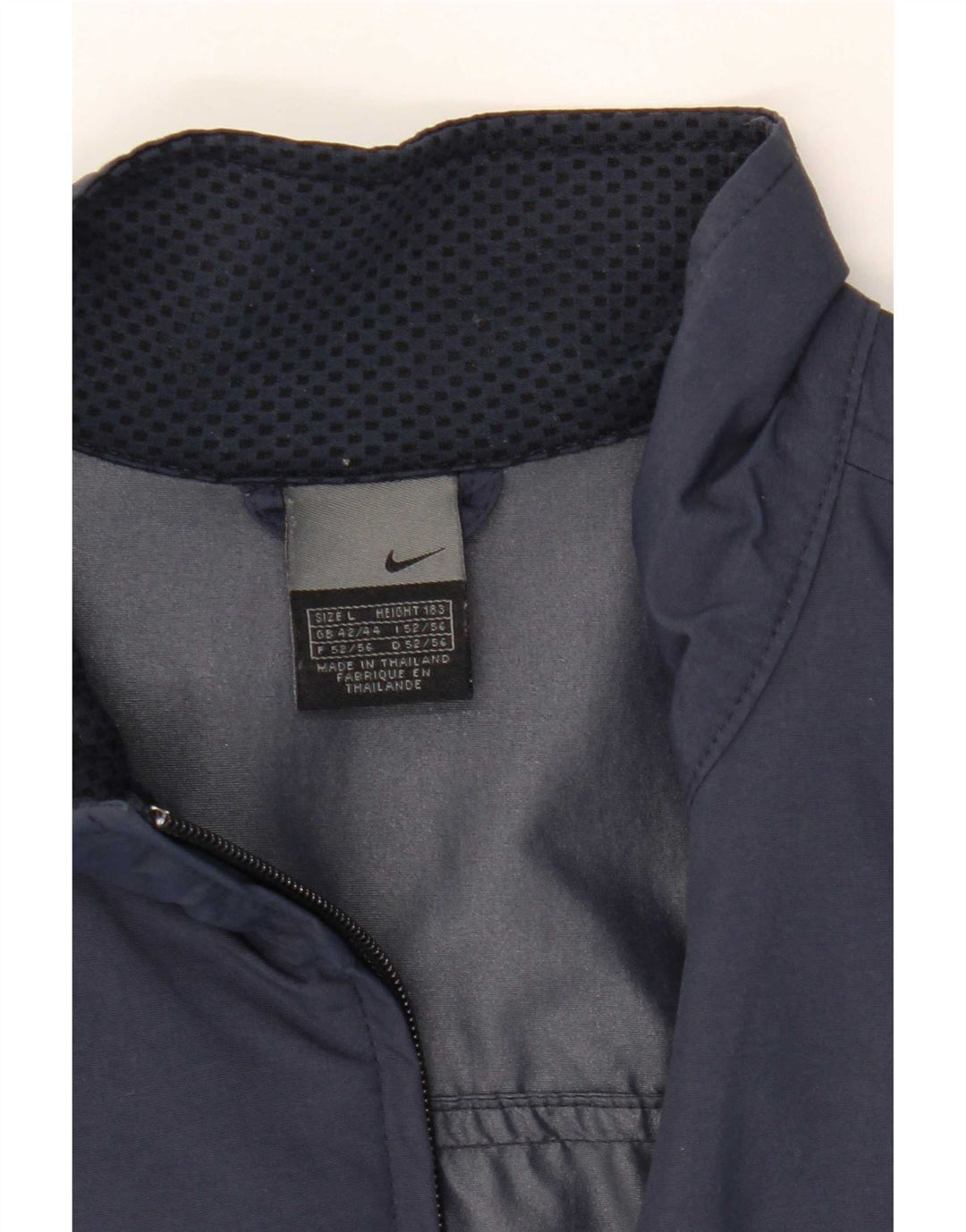 Nike Mens Tracksuit Top Jacket UK 42/44 Grande Azul Marinho