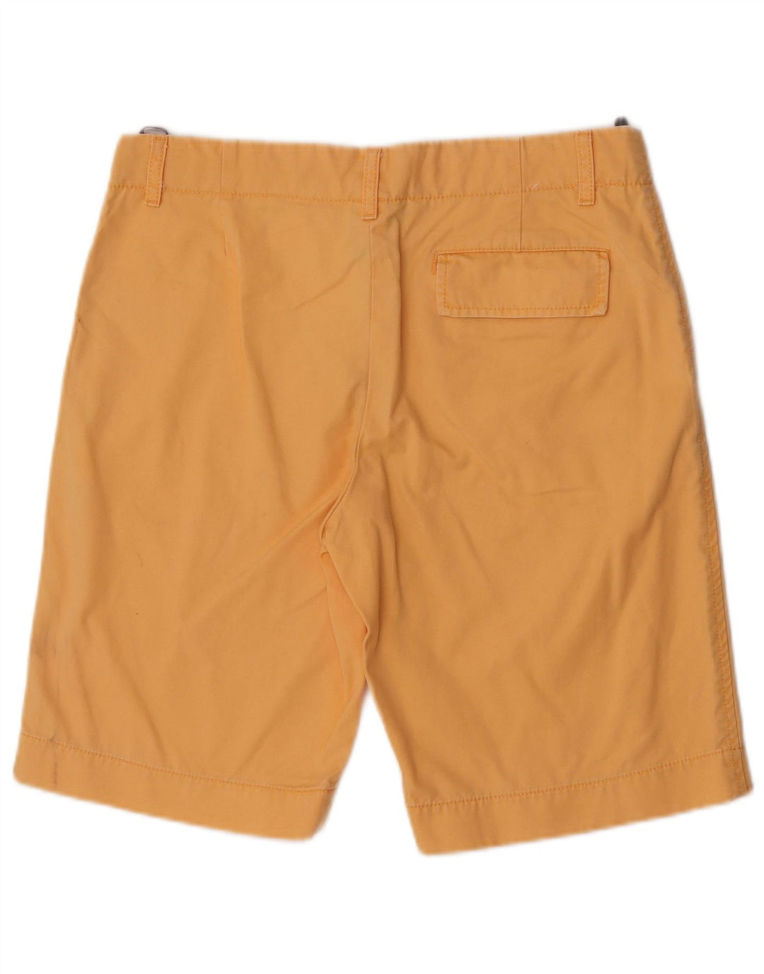 Shorts Chino feminino Gap US 8 médio W32 algodão amarelo