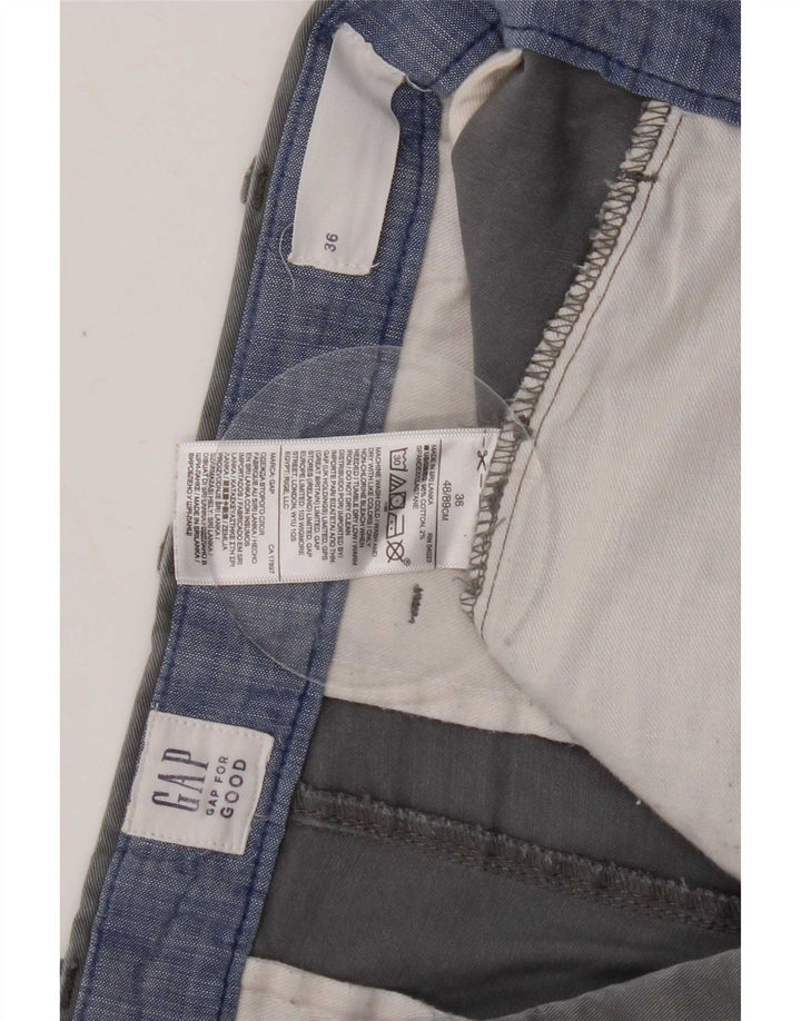 Shorts Chino Masculino Gap Grande W36 Azul Algodão