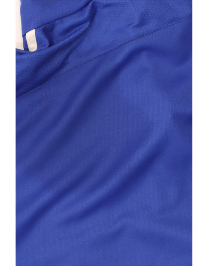 Adidas Mens Climacool Tracksuit Top Jaqueta Grande Azul Colorblock Poliéster