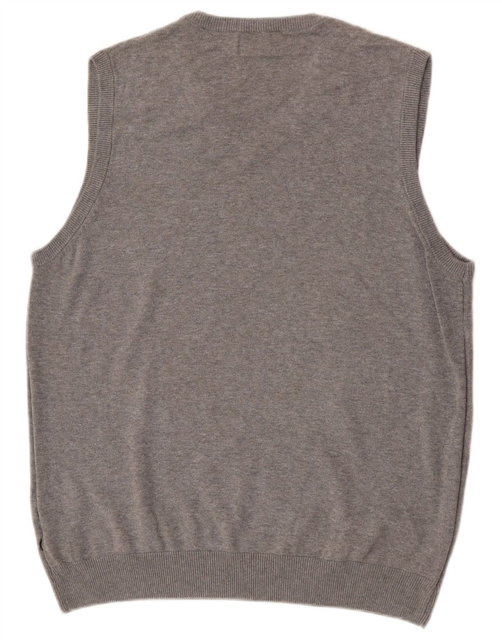 Regata masculina MARKS & SPENCER Blue Harbour Vest UK 38/40 cinza médio