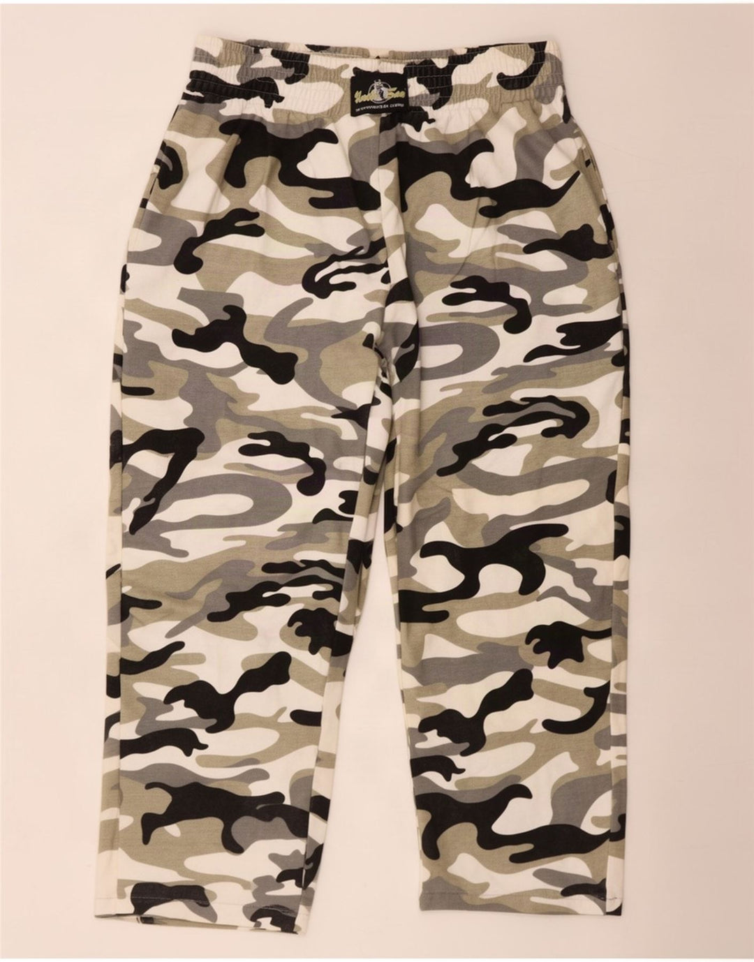 Calça de treino masculina Tio Sam XL camuflagem multicolorida