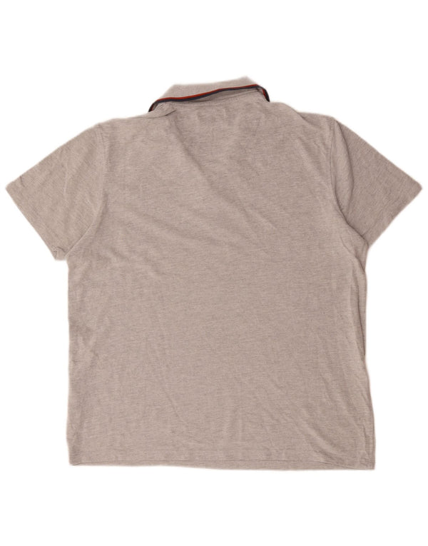 Camisa polo masculina Jack & Jones 2XL algodão cinza