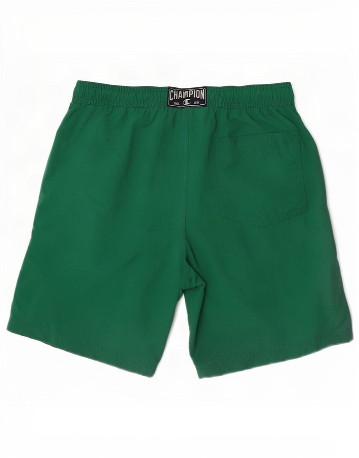 Shorts de natação masculino Champion Graphic pequeno verde poliamida