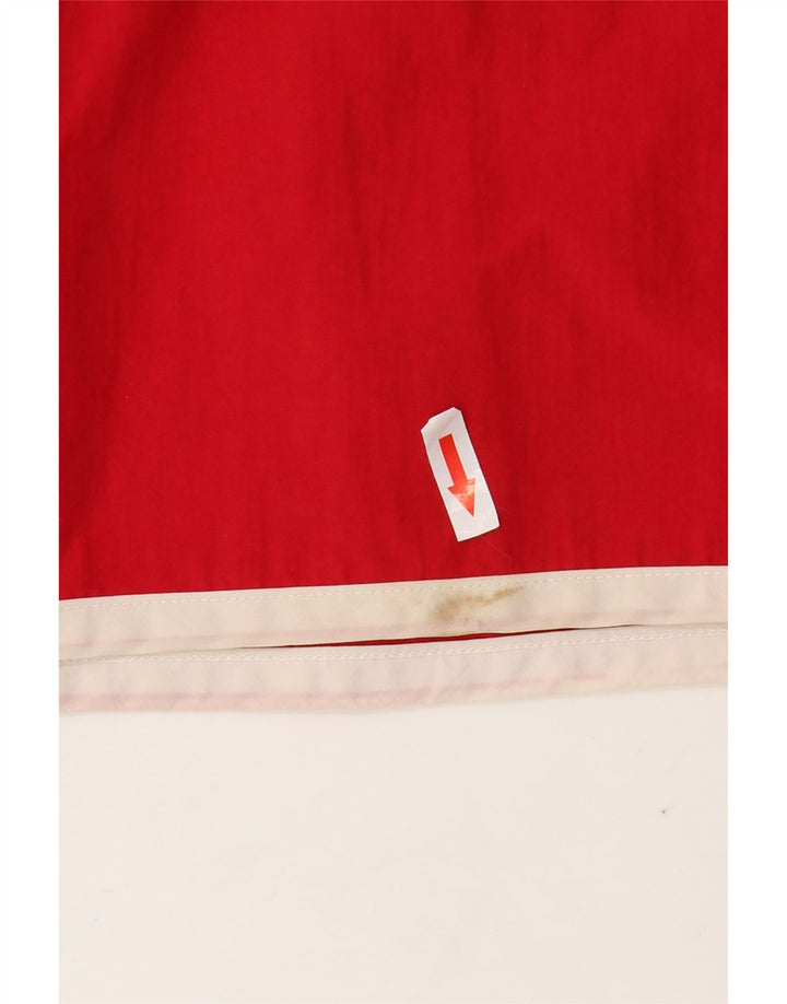 Shorts esportivos masculinos Adidas grande poliéster vermelho