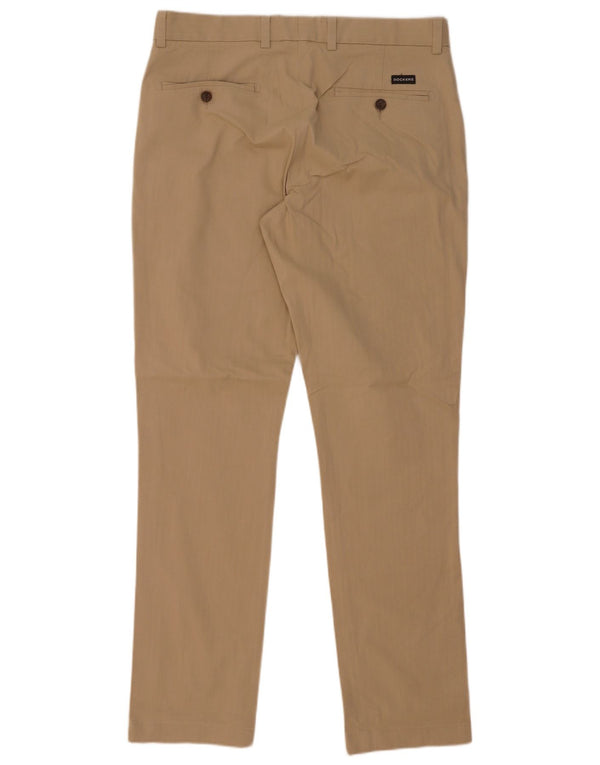 Calça Dockers Mens Slim Chino W34 L34 Algodão Bege