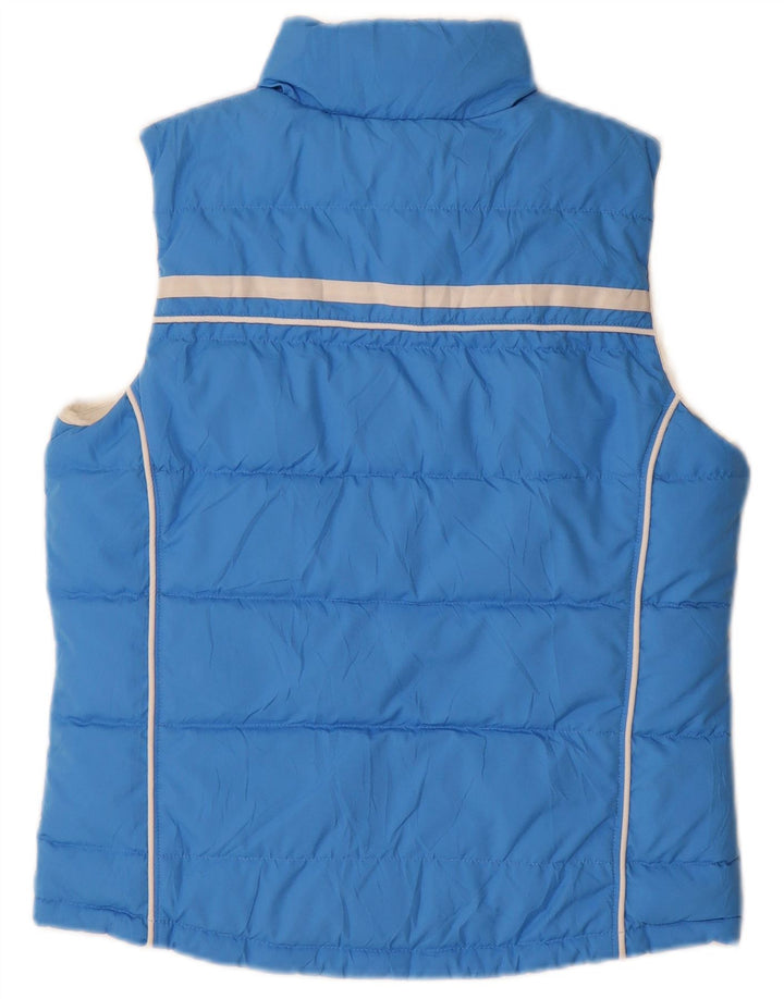 Colete acolchoado reversível feminino NIKE UK 8/10 pequeno azul