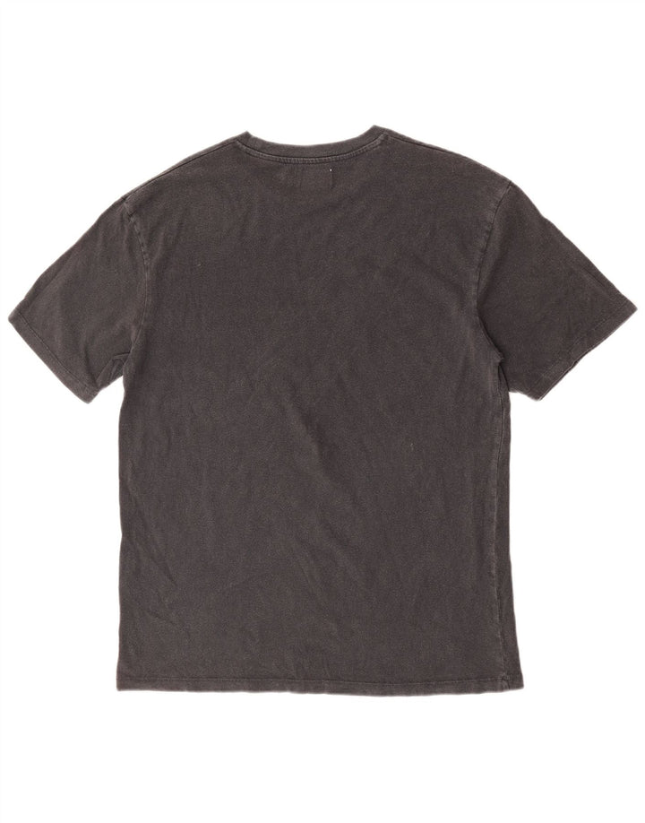 Camiseta gráfica masculina Topman Top pequeno algodão cinza