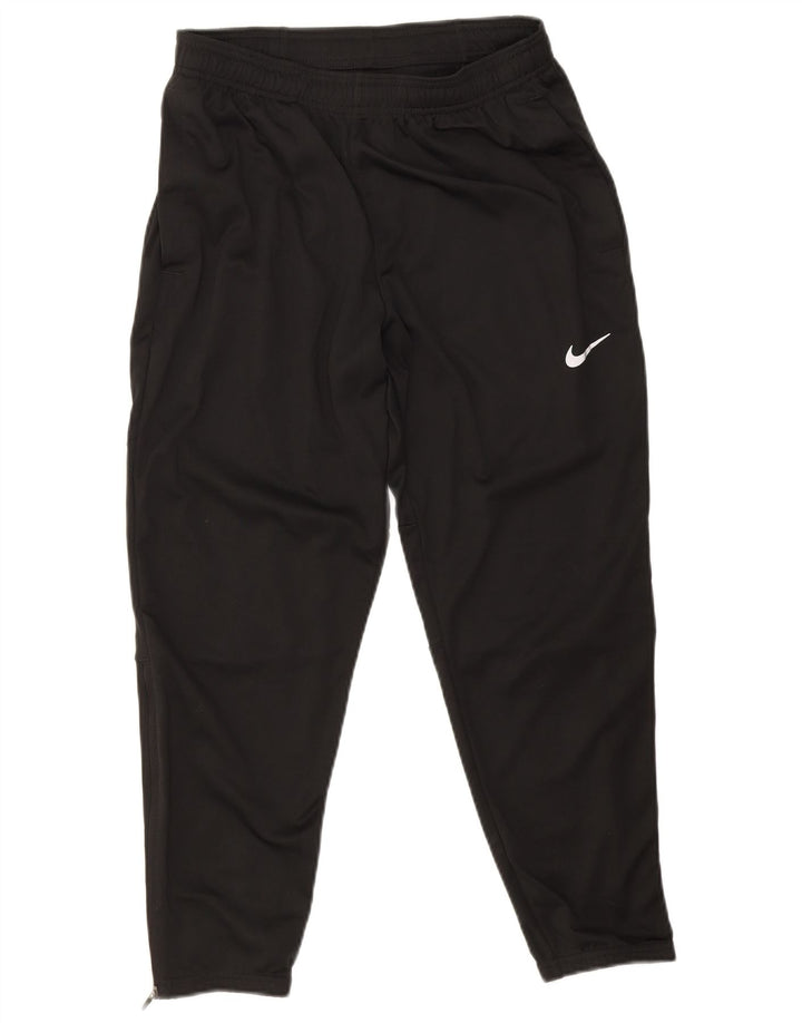 Calça de treino masculina NIKE Therma-Fit poliéster preto médio