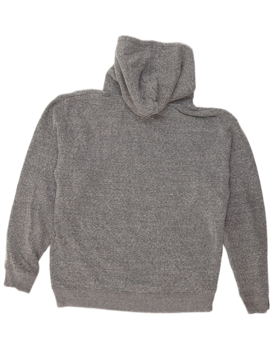 CHAMPION Masculino Ohio State Buckeyes moletom com capuz cinza médio manchado