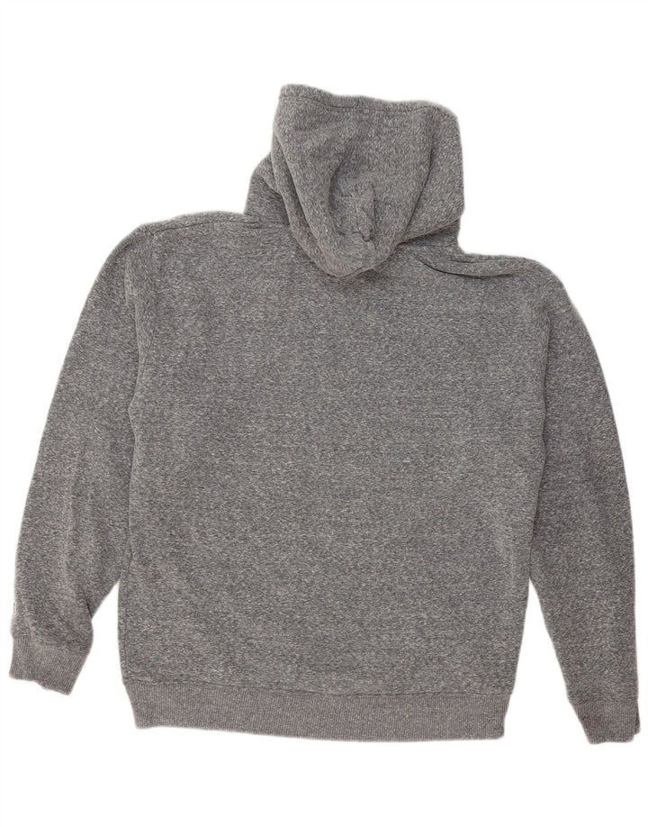 CHAMPION Masculino Ohio State Buckeyes moletom com capuz cinza médio manchado