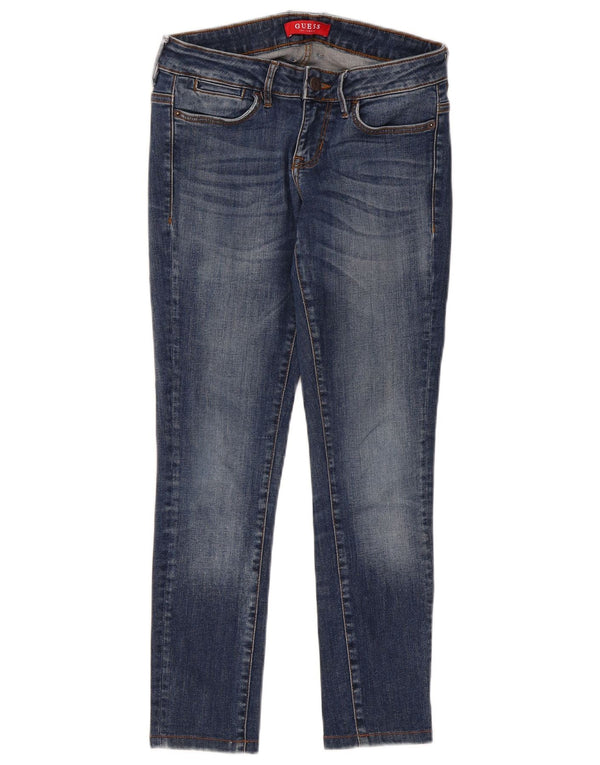 Guess Calça Jeans Feminina Crop Skinny W28 L26 Azul Algodão