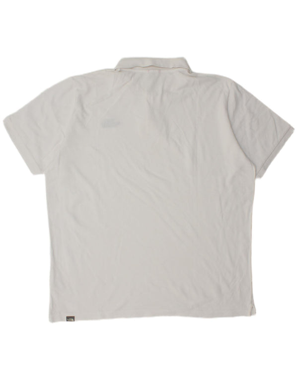 Camisa polo masculina The North Face XL algodão branco