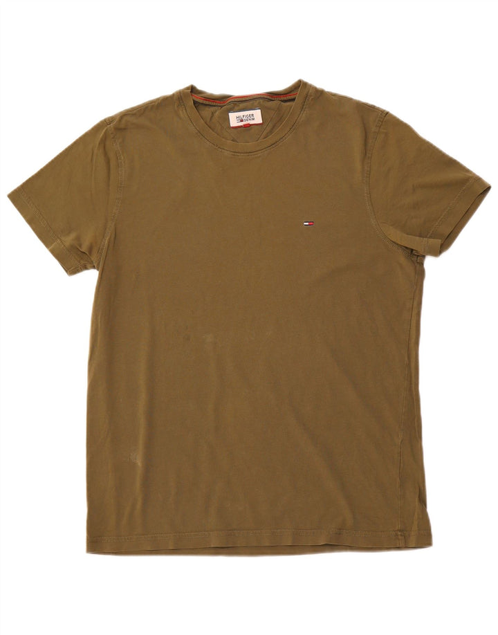 Camiseta masculina TOMMY HILFIGER grande cáqui