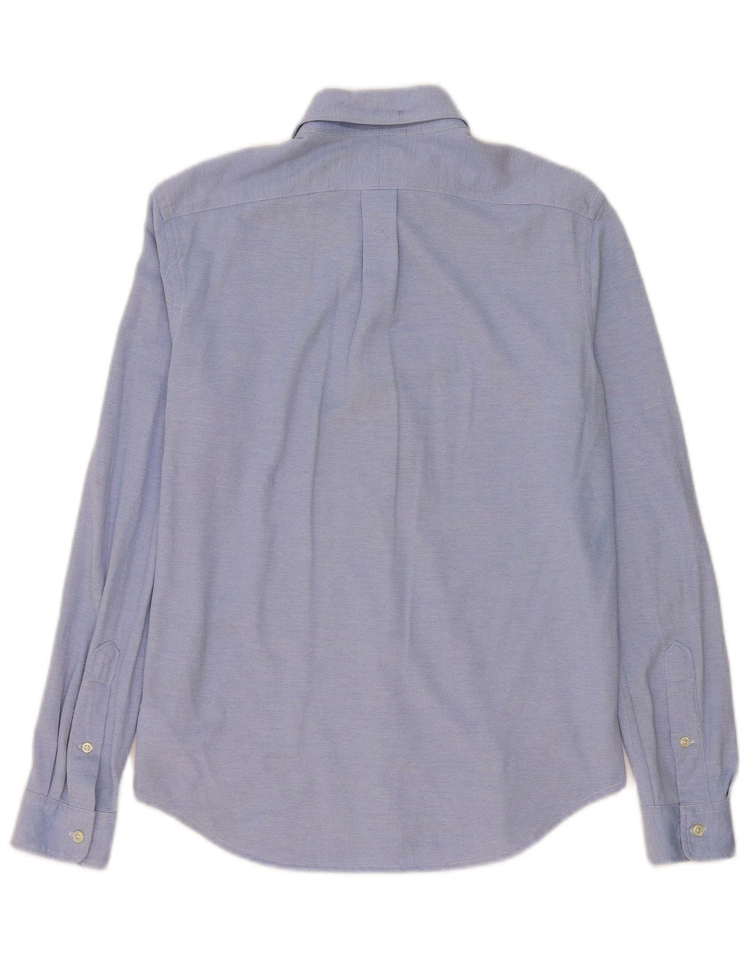 Camisa masculina Ralph Lauren pequena azul algodão