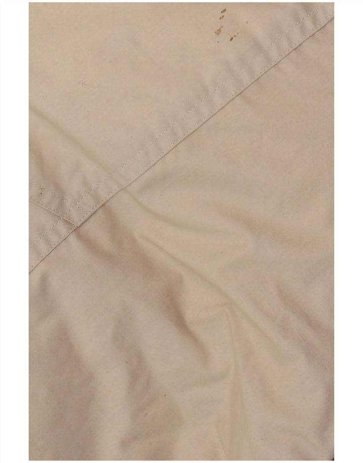 Casaco acolchoado masculino vintage UK 42 XL bege